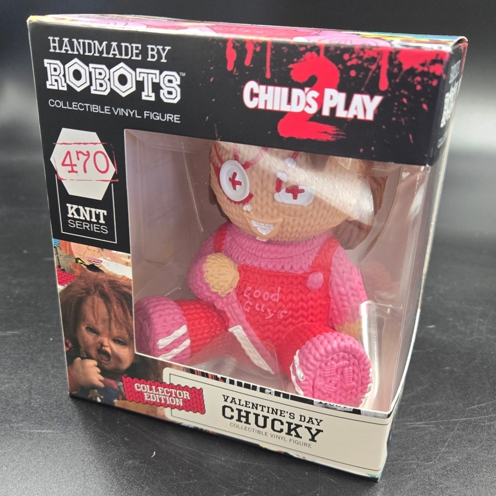 Handmade By Robots Valentine's Day Chucky 470 Child's Play 2 Vinyl Figure Knit